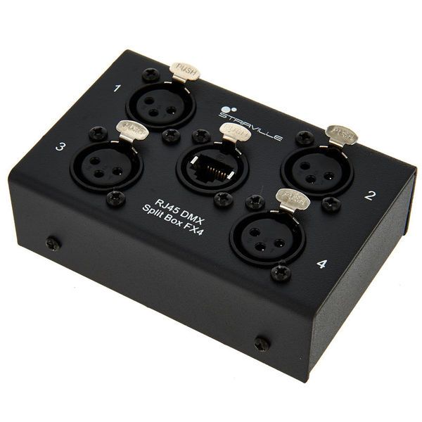 Swift Eventverleih Stairville Splitter Box XLR-CAT 4-Port (Set)